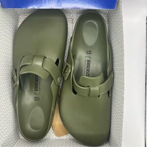 Birkenstock New w/Box Unisex Boston Kahaki EVA Regular Width Men 12/Women 14